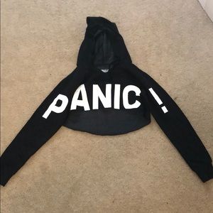 PANIC AT THE DISCO CROP HOODIE